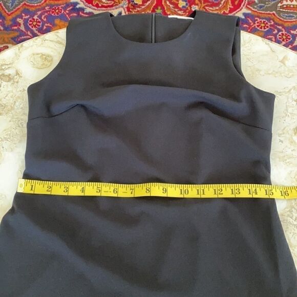 Calvin Klein LBD Sleeveless Ruffled Sheath Dress - Picture 13 of 14